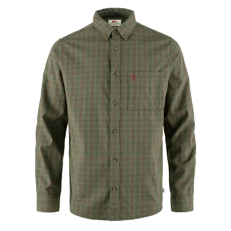 Fjallraven Sormland Lite Flannel Shirt Laurel Green / Light Olive