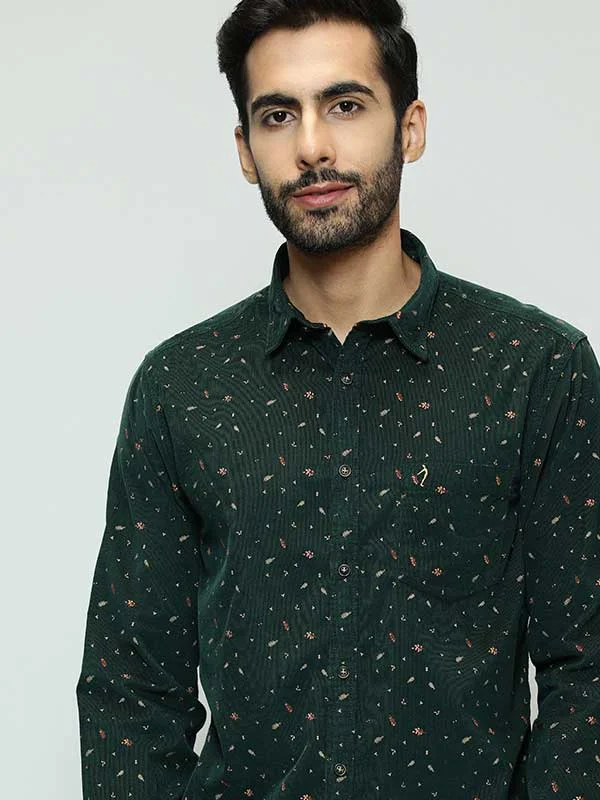 Men Printed Full Sleeve Cotton Blend Shirt