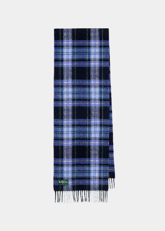 Marwick Men's Cashmere Scarf In Indigo