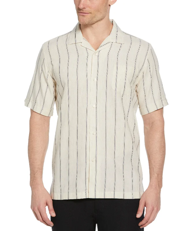 Space-Dyed Dobby Stripe Shirt