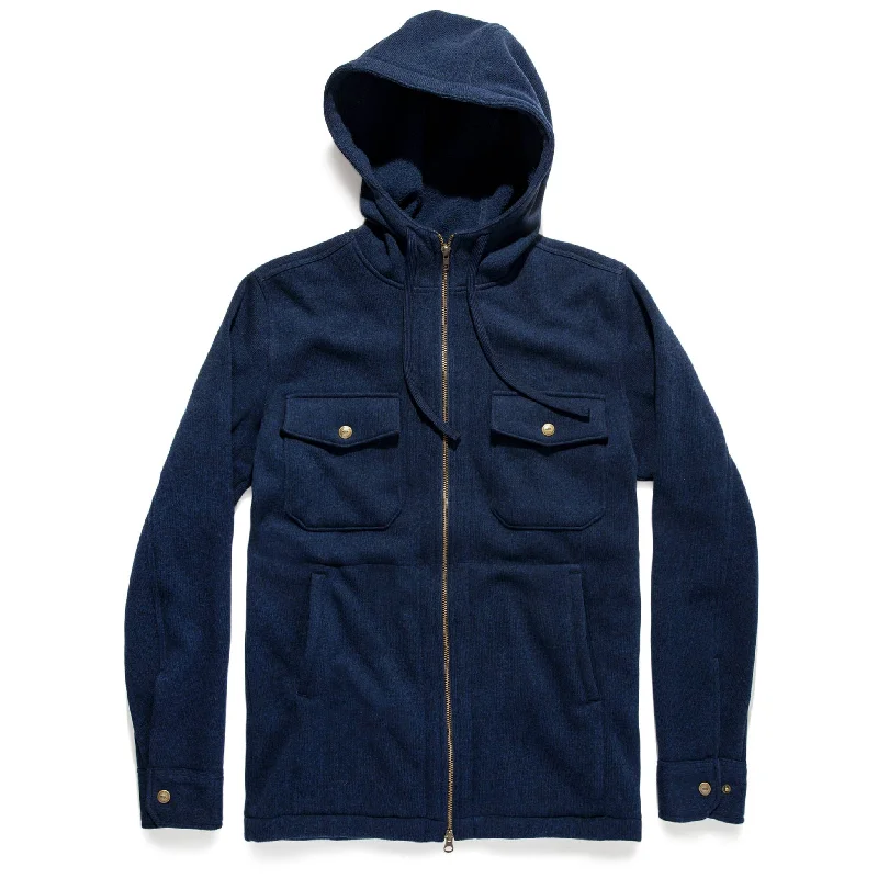 The Big Sur Hoodie in Heather Navy