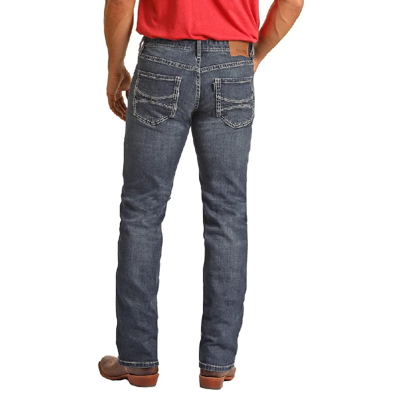 "Medium Wash" Slim Fit Straight Hooey Jeans