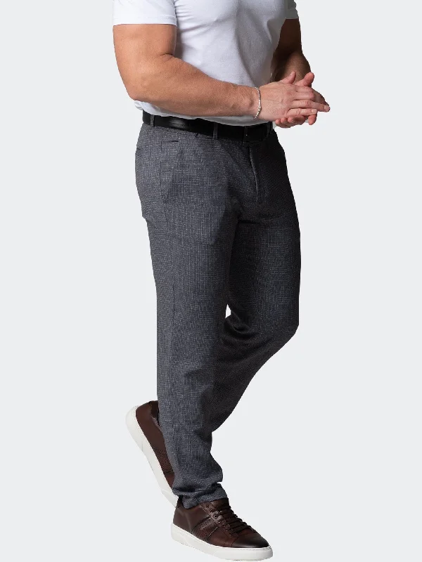 4-Way Stretch Pants Square Grey