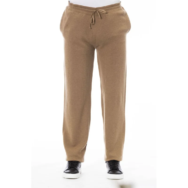 Alpha Studio Elegant  Drawstring Men's Trousers