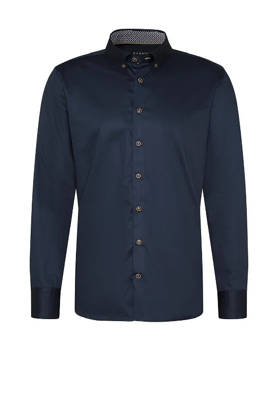 Bugatti Oxford Shirt, Dark Navy