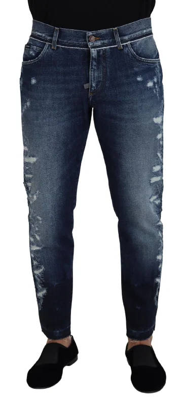 Dolce & Gabbana Elegant  Wash Regular Fit Men's Jeans