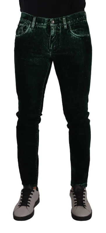 Dolce & Gabbana Sleek Cotton-Blend Skinny blue Men's Jeans