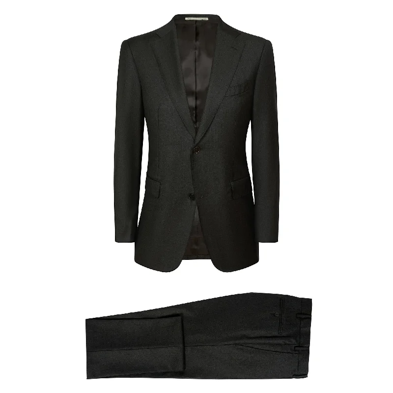 HENRY SARTORIAL X DORMEUIL Plain Suit (FC) CHARCOAL SH