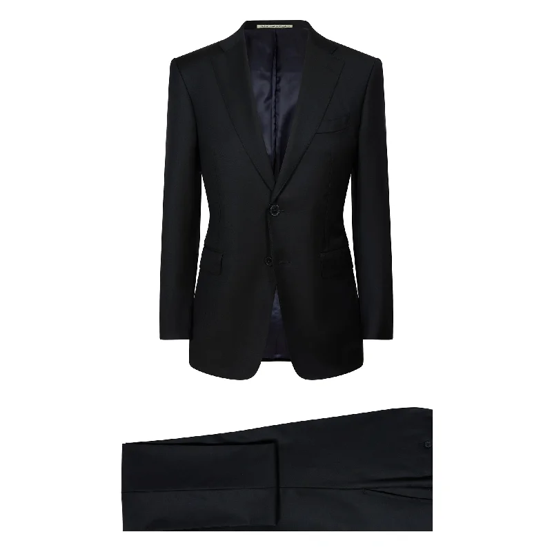 HENRY SARTORIAL X DORMEUIL Plain Suit (FC) NAVY SH