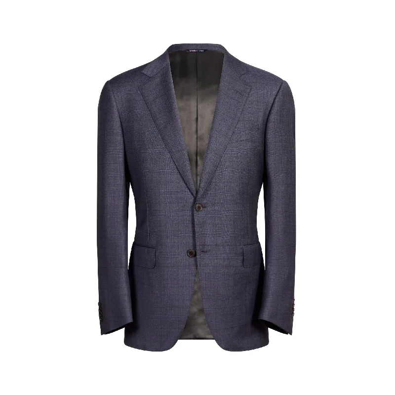 HENRY SARTORIAL HERITAGE Check Suit DARK GREY REG