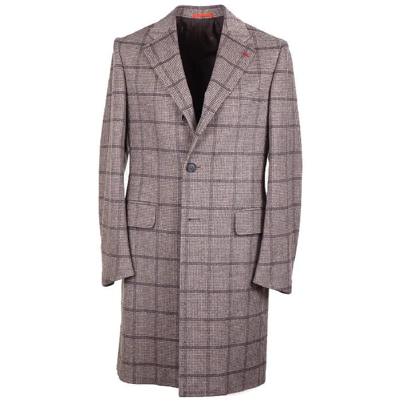 Isaia Wool and Cashmere Overcoat