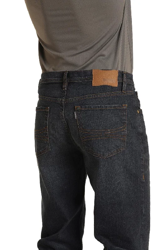 "Dark Vintage"  Relaxed fit Stackable Bootcut Jeans