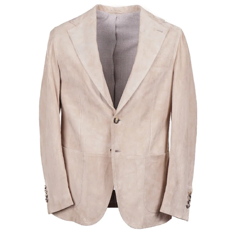 Rifugio Lambskin Suede Leather Blazer