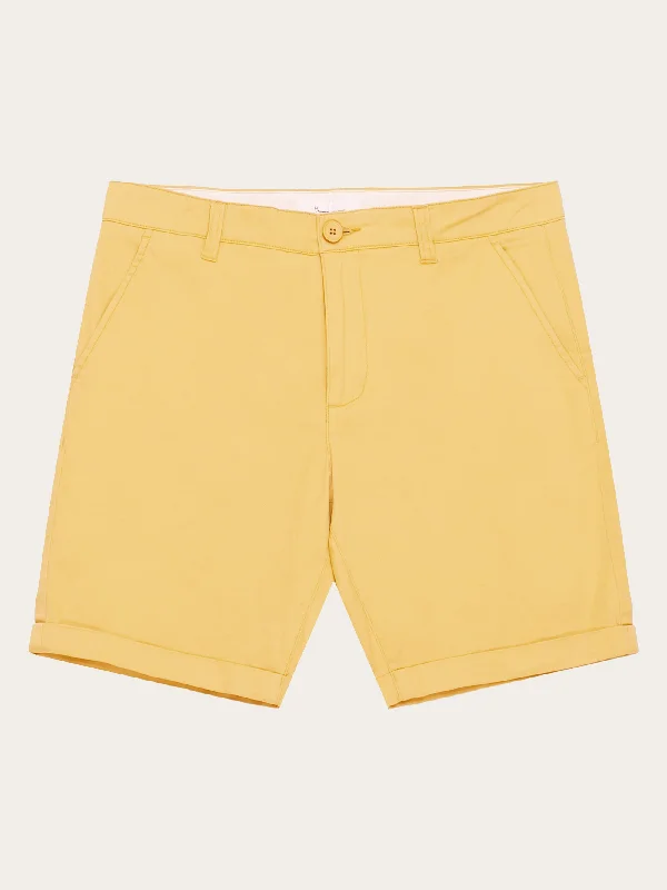 CHUCK regular chino poplin shorts - Olivenite