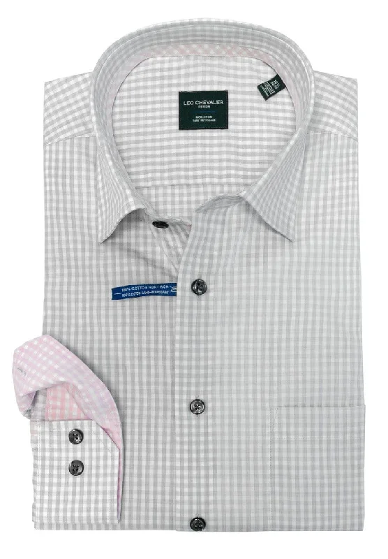 Leo Chevalier 100% Cotton No Iron Spread Collar - 524173 3299