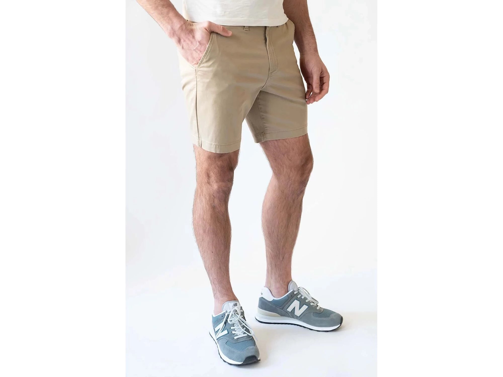 Devil Dog 7 inch Shorts -Stretch Twill In Rugged Tan