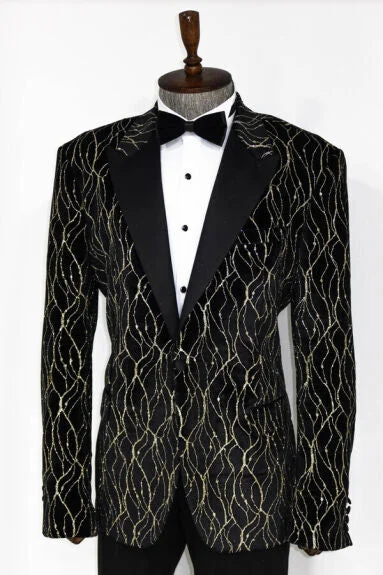 Gold vercini blazer