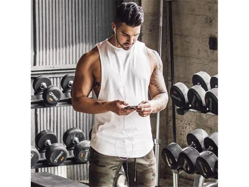 Gym Tank Tops | MUSCLEGUYS Sleeveless Muscle Shirt