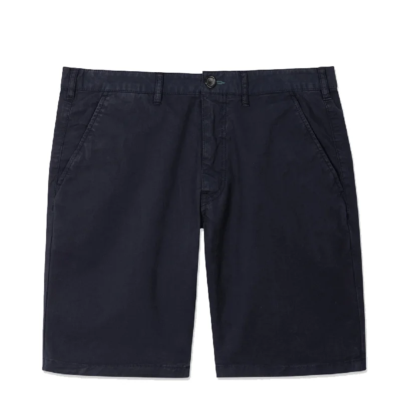 Paul Smith Cotton-Twill Broad Stripe Zebra Shorts Dark Navy