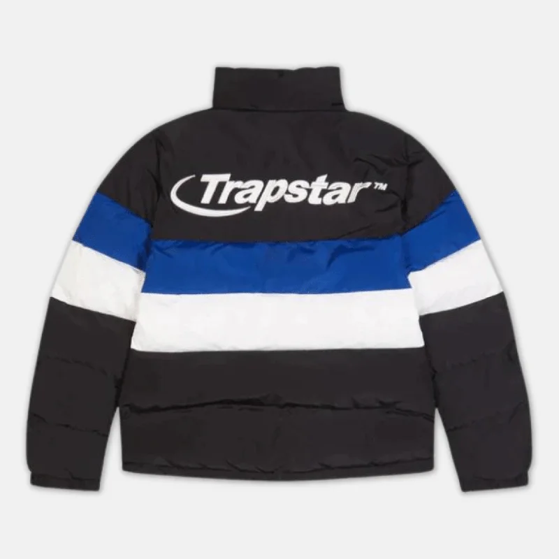 Trapstar Hyperdrive Puffer Jacket - Black/Blue/White