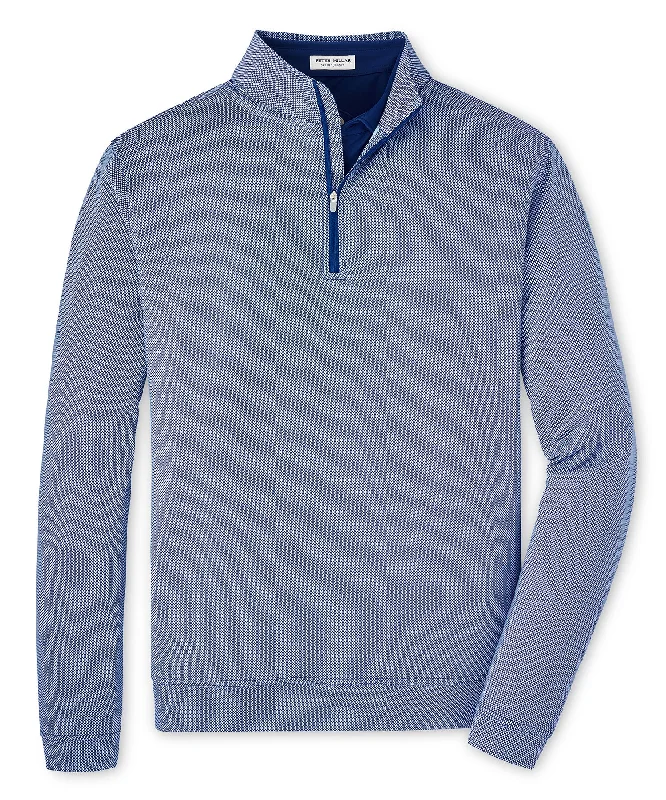 Peter Millar Rain Drop Print Perth Quarter Zip Pullover