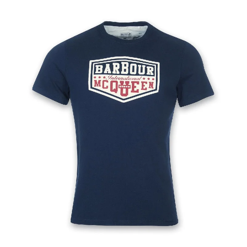 Barbour Intl - Torx Logo T-Shirt in Navy