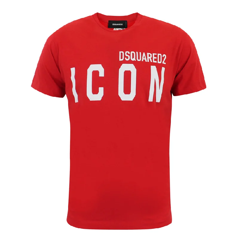 DSQUARED2 - Icon Logo T-Shirt in Red