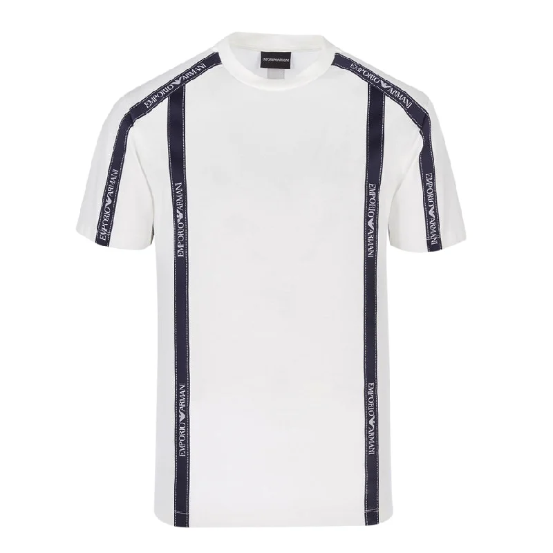 Emporio Armani - Logo Tape T-Shirt in White