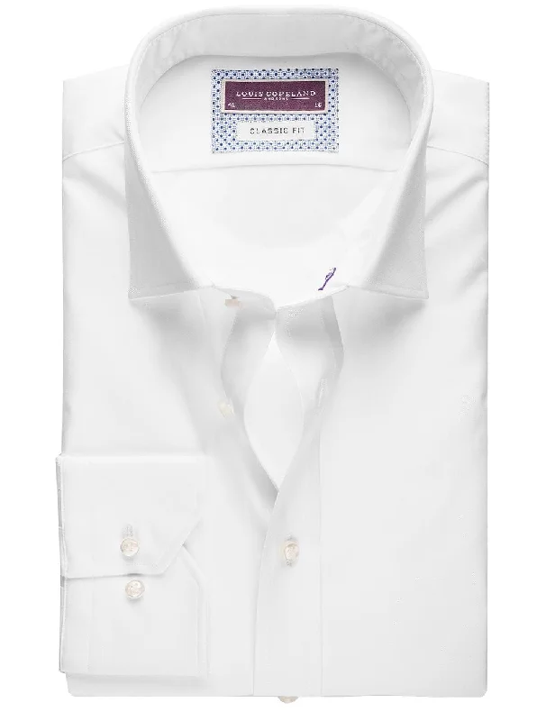 Plain White Classic Fit Shirt White/slim