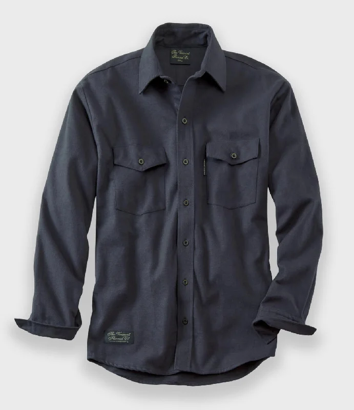 Men's Classic Flannel Shirt - Dark Gray