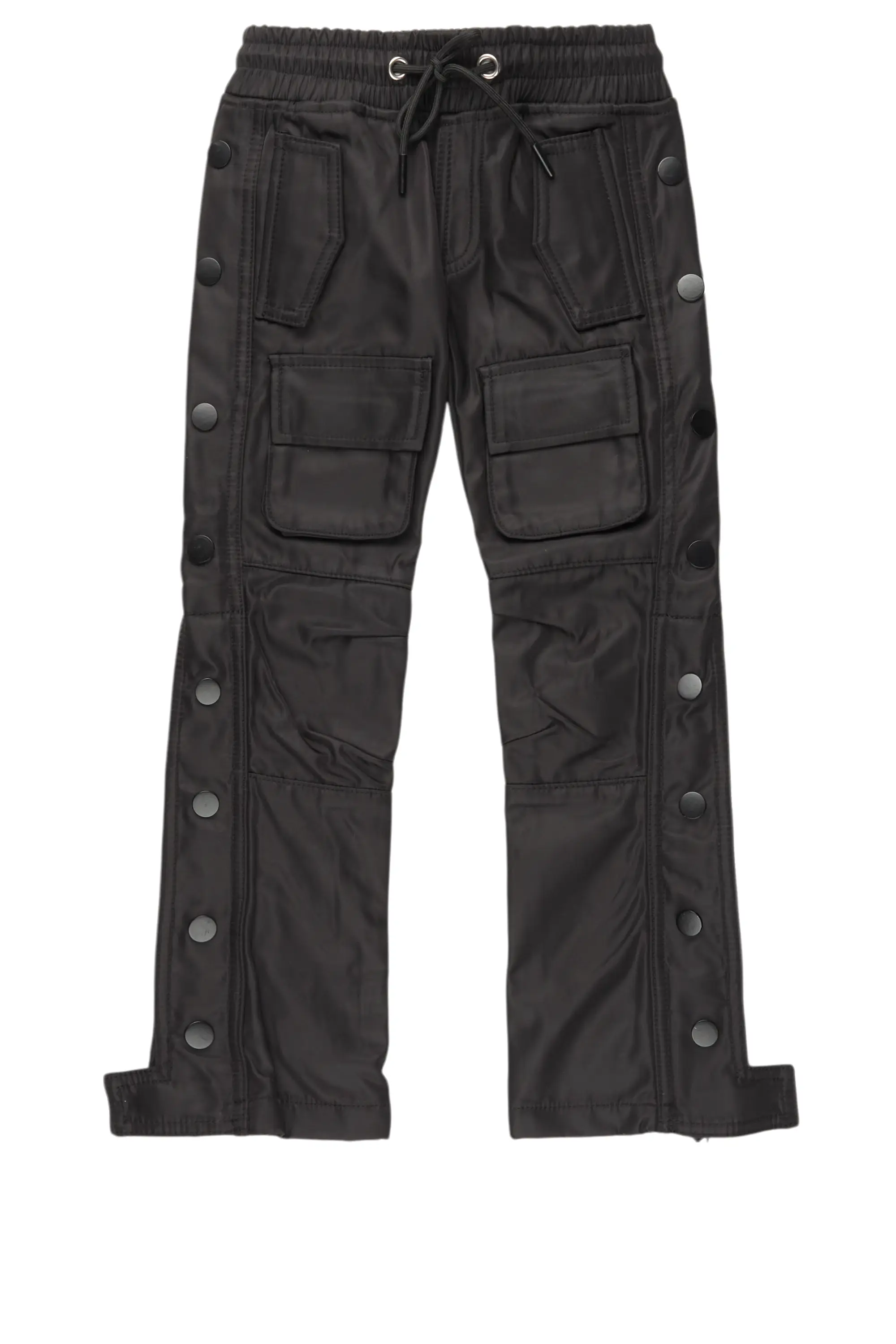 Boys Yuri Black Nylon Pants