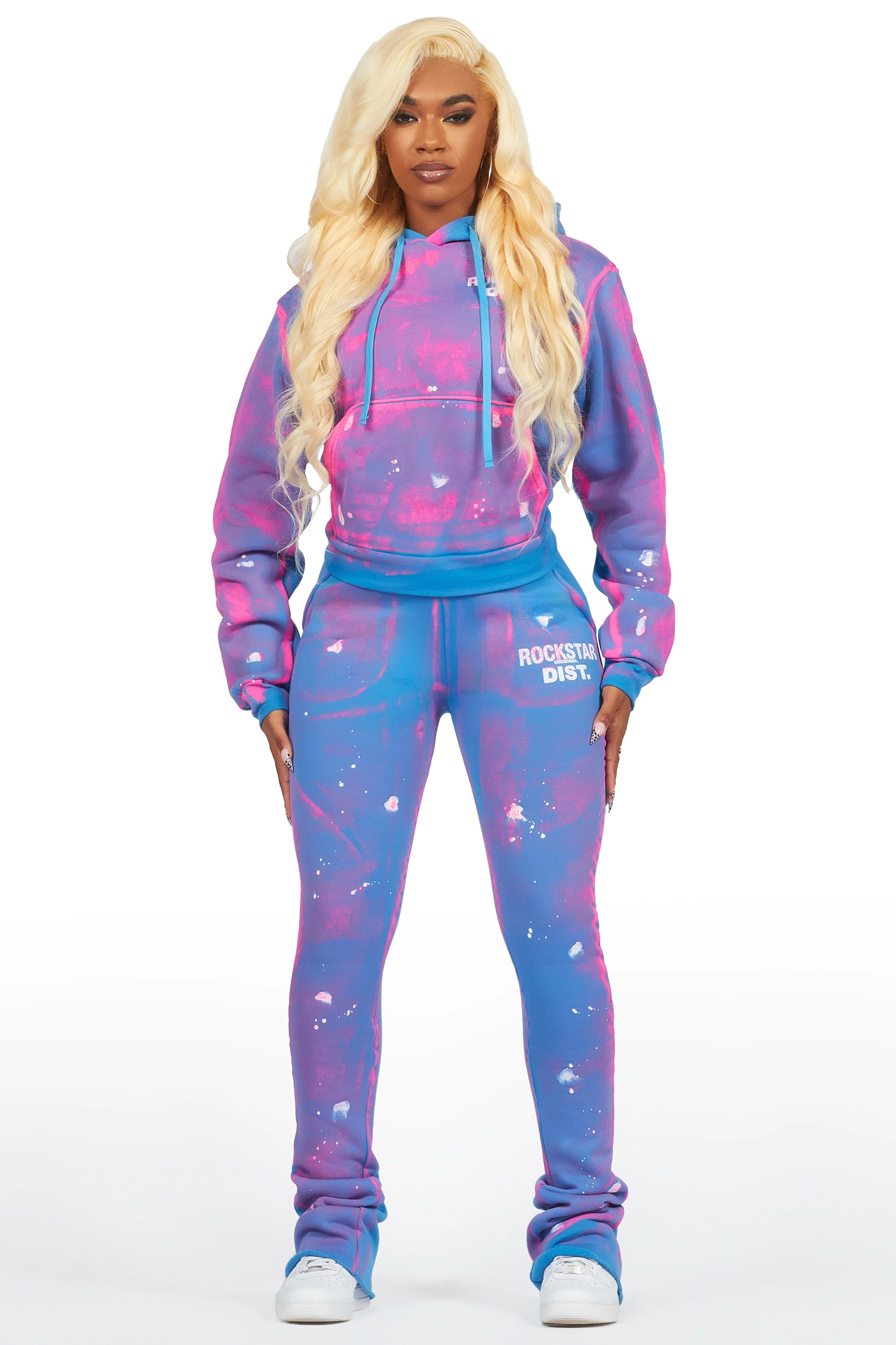 Keiana Bright Blue Super Stacked Trackset