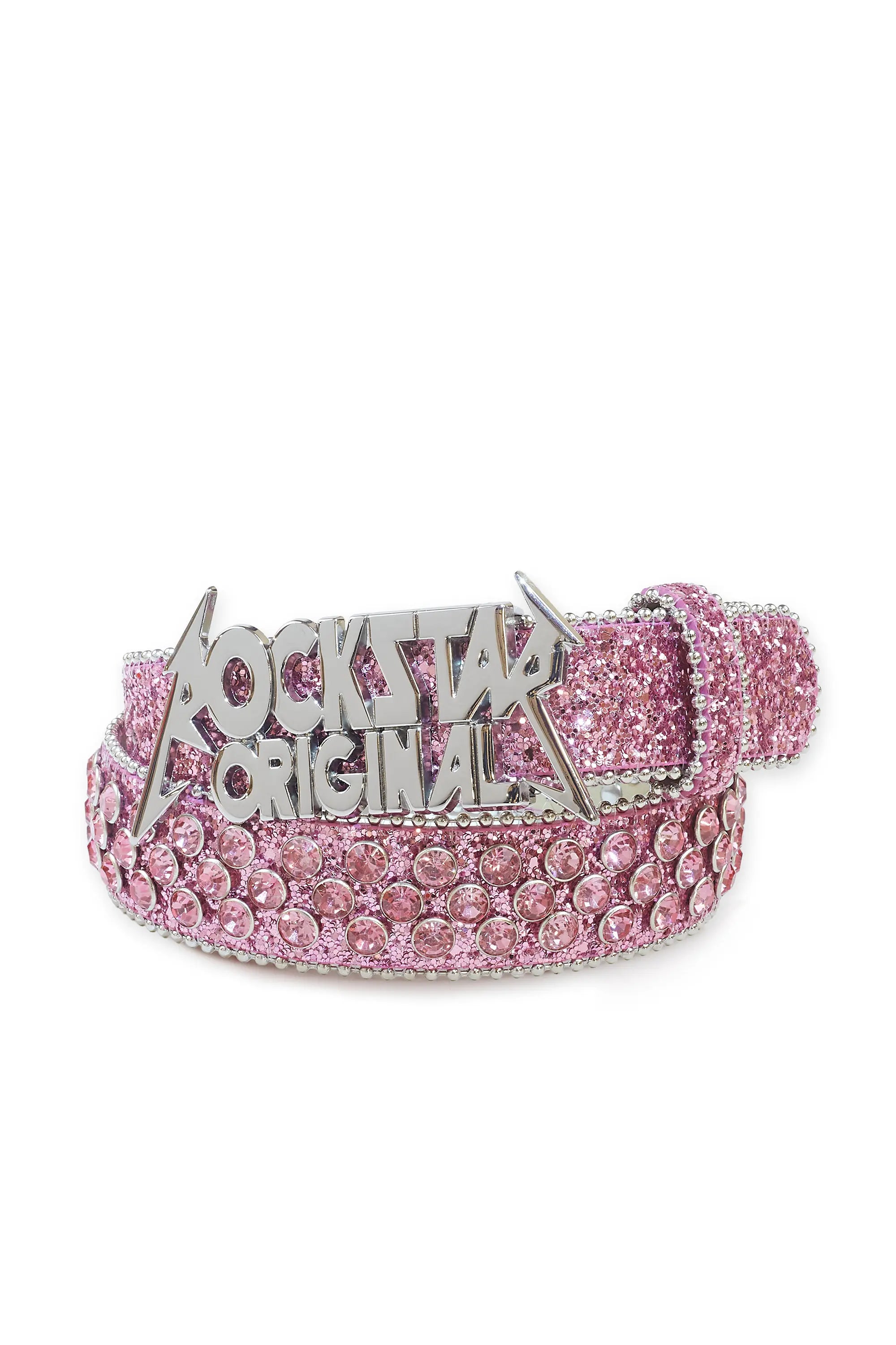 Jazlynn Pink Rhinestone Belt