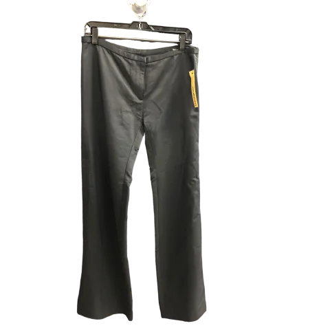 Black Pants Luxury Designer Fendi, Size 10