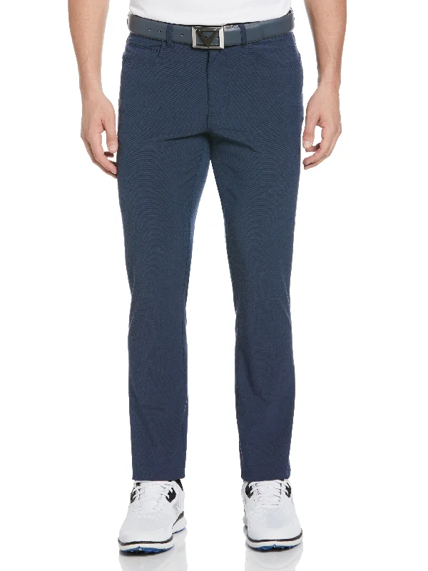 Mens Textured 5-Pocket Pant