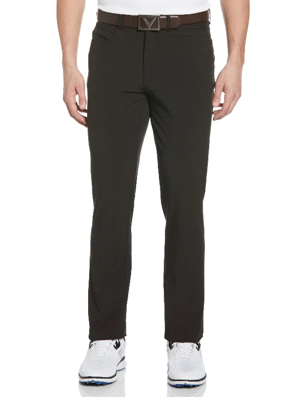 Mens Textured 5 Pocket Golf Pant