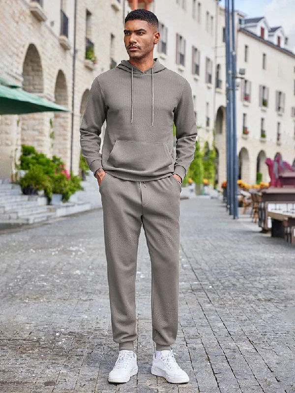 Waffle 2-Piece Hoodie Jogging Set (US Only)