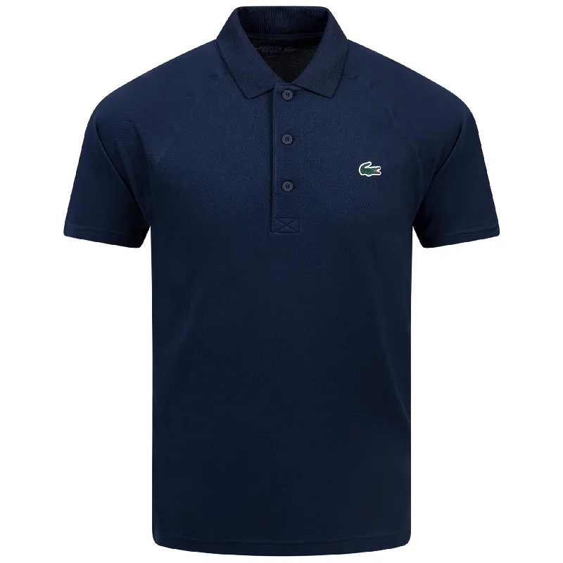 Breathable Interlock Sport Polo Midnight Blue - 2024