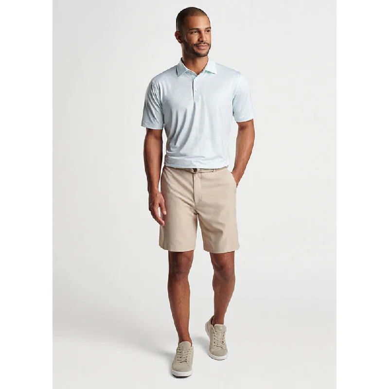 Peter Millar The Bees Knees Performance Jersey Polo Shirt - White/Spritzer