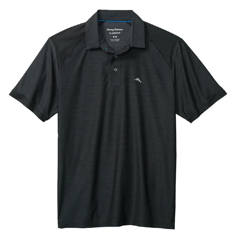 Tommy Bahama Islandzone Performance Palm Coast Polo Shirt - Jet Black*