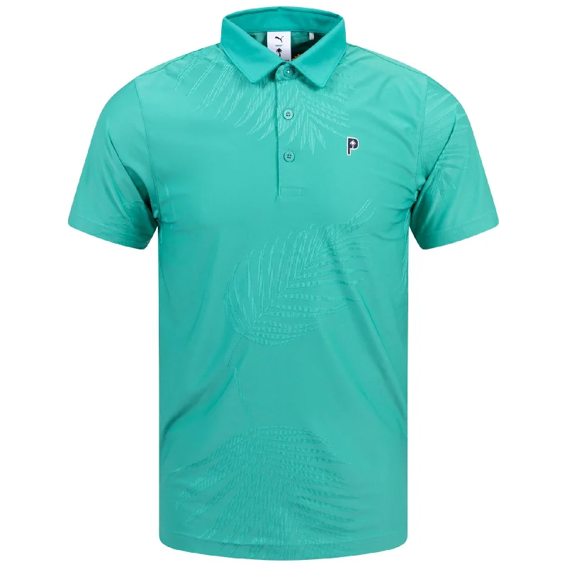 x PTC Jacquard Polo Sparkling Green - AW24